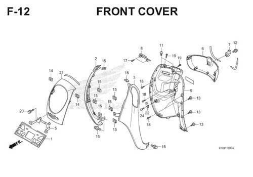 Katalog Suku Cadang Honda Scoopy eSP K16
