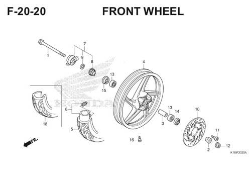 Katalog Suku Cadang Honda Scoopy eSP K16
