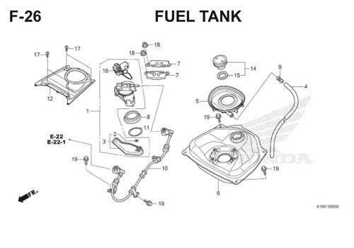 Katalog Suku Cadang Honda Scoopy eSP K16