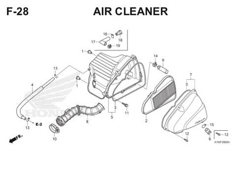 Katalog Suku Cadang Honda Scoopy eSP K16