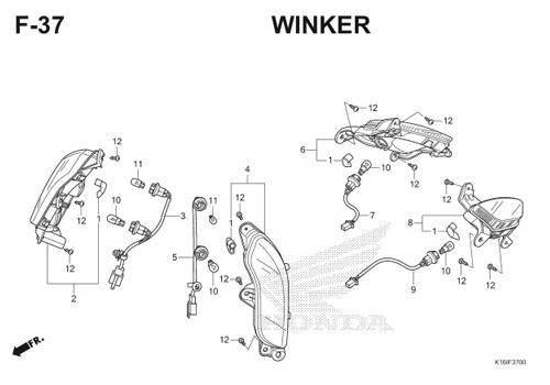 Katalog Suku Cadang Honda Scoopy eSP K16