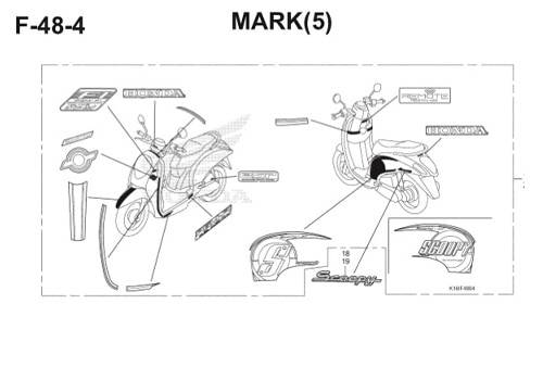 Katalog Suku Cadang Honda Scoopy eSP K16