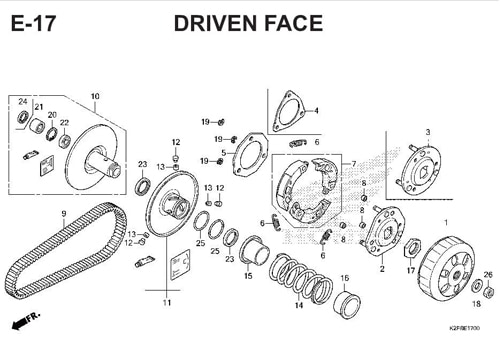 Katalog Suku Cadang Honda Scoopy eSP K2F