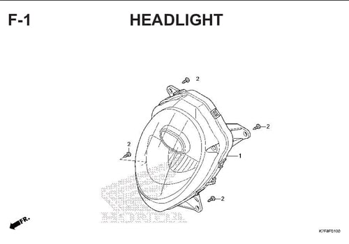 Katalog Suku Cadang Honda Scoopy eSP K2F