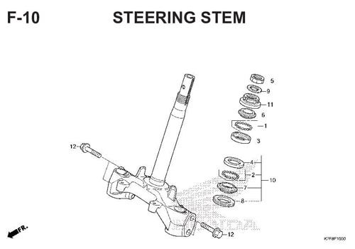 Katalog Suku Cadang Honda Scoopy eSP K2F
