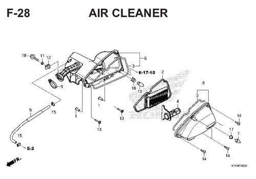 Katalog Suku Cadang Honda Scoopy eSP K2F