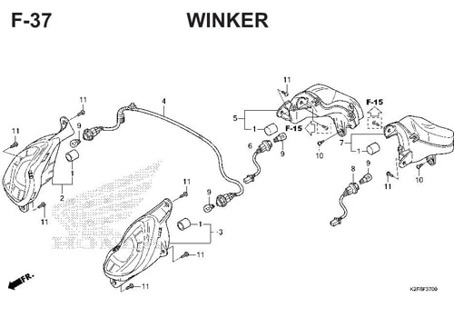 Katalog Suku Cadang Honda Scoopy eSP K2F