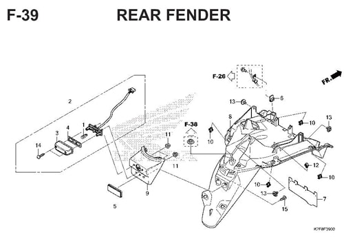 Katalog Suku Cadang Honda Scoopy eSP K2F