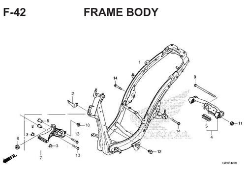 Katalog Suku Cadang Honda Scoopy eSP K2F