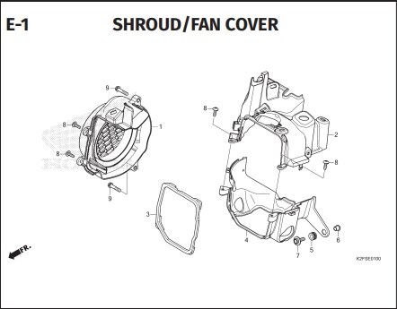 Katalog Suku Cadang Honda Scoopy eSP K2FP