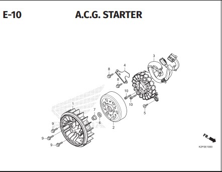 Katalog Suku Cadang Honda Scoopy eSP K2FP
