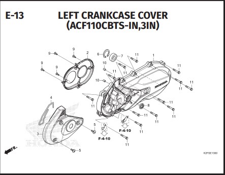 Katalog Suku Cadang Honda Scoopy eSP K2FP