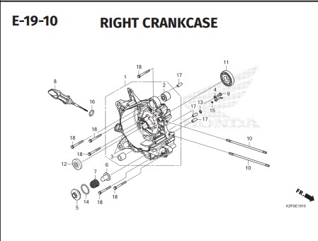 Katalog Suku Cadang Honda Scoopy eSP K2FP