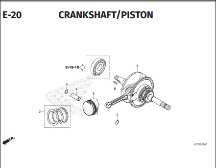 Katalog Suku Cadang Honda Scoopy eSP K2FP