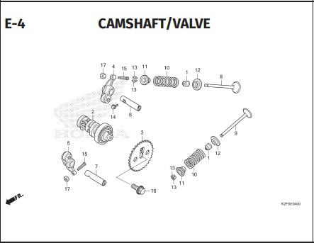 Katalog Suku Cadang Honda Scoopy eSP K2FP
