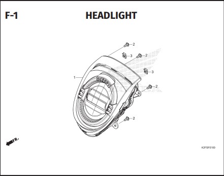 Katalog Suku Cadang Honda Scoopy eSP K2FP