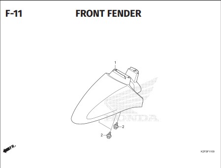 Katalog Suku Cadang Honda Scoopy eSP K2FP