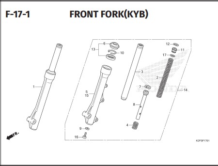 Katalog Suku Cadang Honda Scoopy eSP K2FP