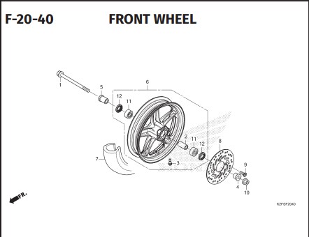 Katalog Suku Cadang Honda Scoopy eSP K2FP