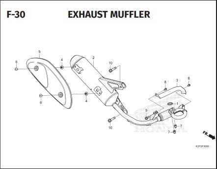 Katalog Suku Cadang Honda Scoopy eSP K2FP