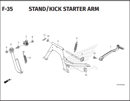 Katalog Suku Cadang Honda Scoopy eSP K2FP