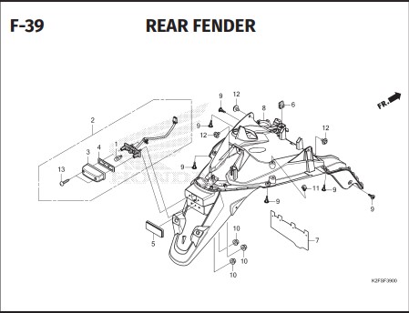 Katalog Suku Cadang Honda Scoopy eSP K2FP