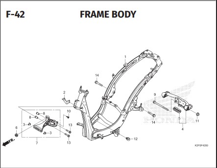 Katalog Suku Cadang Honda Scoopy eSP K2FP