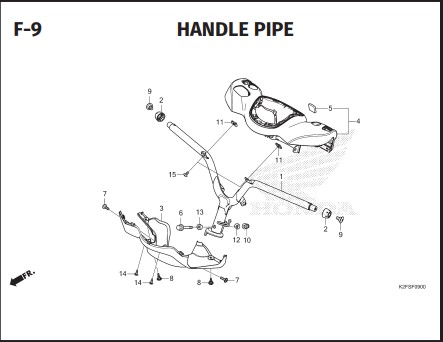 Katalog Suku Cadang Honda Scoopy eSP K2FP