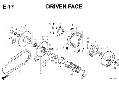 Katalog Suku Cadang Honda Scoopy eSP K93