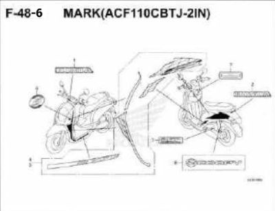 Katalog Suku Cadang Honda Scoopy eSP K93H