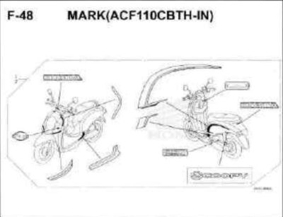 Katalog Suku Cadang Honda Scoopy eSP K93H