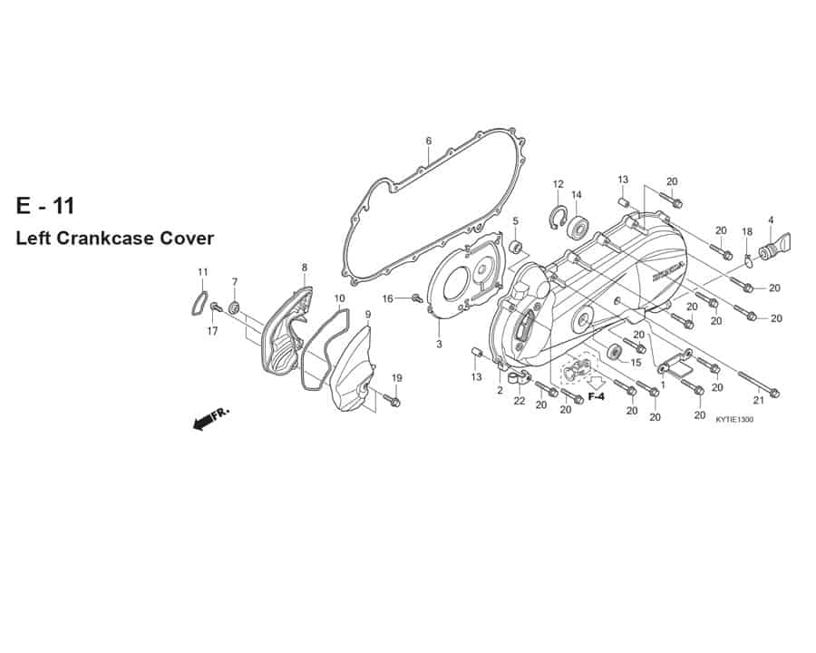 Katalog Suku Cadang Honda Scoopy KYT
