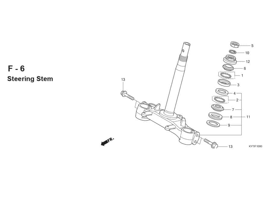 Katalog Suku Cadang Honda Scoopy KYT