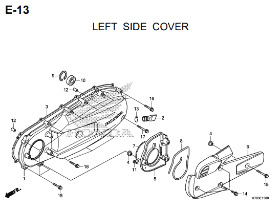 Katalog Suku Cadang Honda SH150i