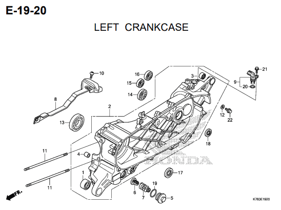 Katalog Suku Cadang Honda SH150i