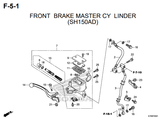 Katalog Suku Cadang Honda SH150i