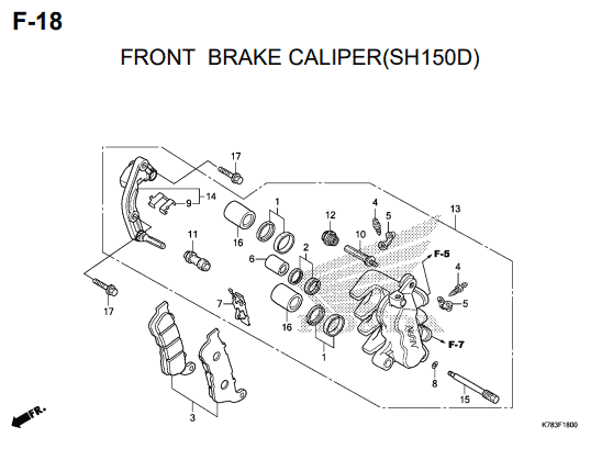 Katalog Suku Cadang Honda SH150i