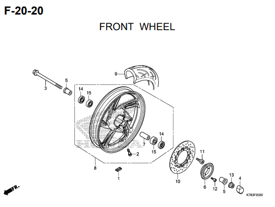 Katalog Suku Cadang Honda SH150i