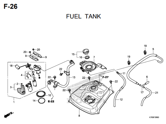 Katalog Suku Cadang Honda SH150i