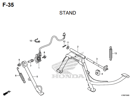 Katalog Suku Cadang Honda SH150i