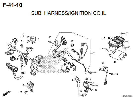 Katalog Suku Cadang Honda SH150i