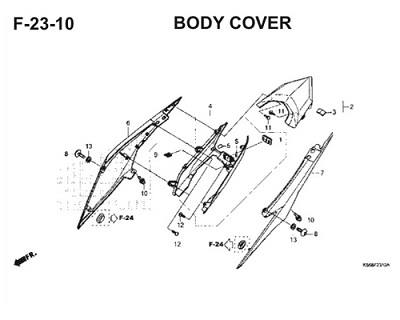 Katalog Suku Cadang Honda Sonic 150R K56