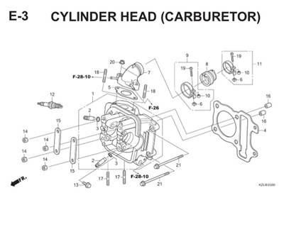Katalog Suku Cadang Honda Spacy FI KZLN