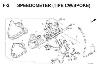 Katalog Suku Cadang Honda Spacy FI KZLN