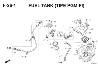 Katalog Suku Cadang Honda Spacy FI KZLN