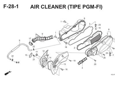 Katalog Suku Cadang Honda Spacy FI KZLN