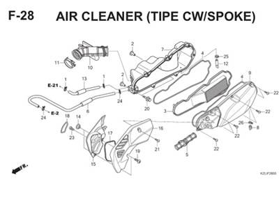 Katalog Suku Cadang Honda Spacy FI KZLN
