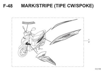 Katalog Suku Cadang Honda Spacy FI KZLN