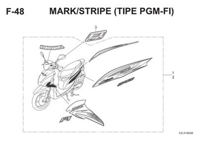 Katalog Suku Cadang Honda Spacy FI KZLN