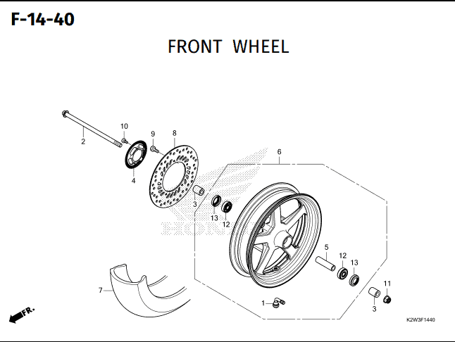 Katalog Suku Cadang Honda ST125 DAX